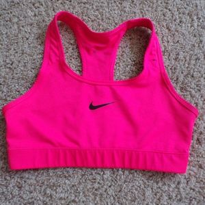 Hot Pink Nike Sports Bra